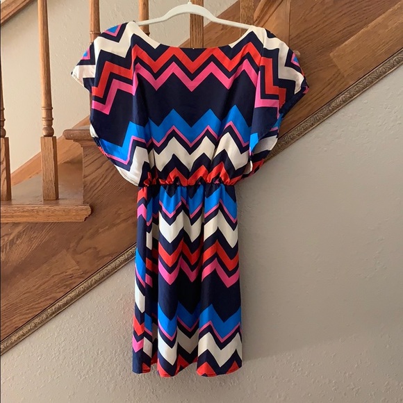 Colorful Patterned Dress - Picture 3 of 3